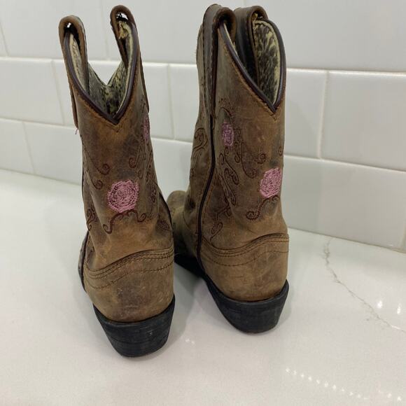 Western girl boots size 10 leather - Picture 6 of 6